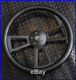 18 inch Black Steering Wheel Big Rig (Freightliner, Kenworth, Peterbilt, Volvo)