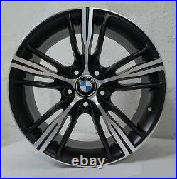 18 inch Matte Black Rims fits BMW 328i 2007 2016 set(4 wheels)