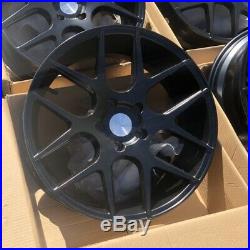 18x8.5 +35 Avid. 1 AV30 5x114.3 Black Rims Wheels (Set of 4)