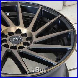 18x8.5 JNC 051 JNC051 5x100/5x112 35 Matte Black Bronze Face Wheel Rims set(4)