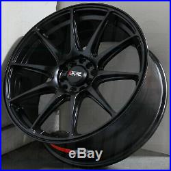 18x8 Flat Black Wheels XXR 527 5x108/5x112 42 (Set of 4)