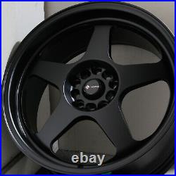 18x8 Matte Black Wheels Vors SP1 5x100/5x114.3 35 (Set of 4) 73.1