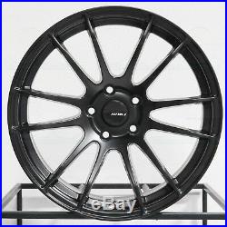 18x9.5 Matte Black Wheels AVID1 AV20 AV-20 5x114.3 38 (Set of 4)