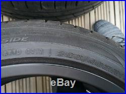 19ALLOY WHEELS FITS MAZDA NISSAN MITZ HONDA TOYOTA 5X114.3 MATT BLACK 7mm tyres