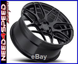 19 20 MRR FS01 Flow Forged Matte Black 19x10 20x12 Wheels For C7 Corvette Z06