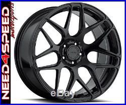 19 20 MRR FS01 Flow Forged Matte Black 19x10 20x12 Wheels For C7 Corvette Z06