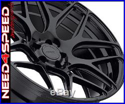 19 20 MRR FS01 Flow Forged Matte Black 19x10 20x12 Wheels For C7 Corvette Z06