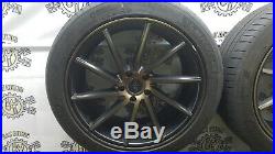 19 5x112 Directional Alloy Wheels Matt Black, Gold, Audi, Vw, Merc, Vossen