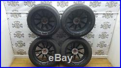 19 5x112 Directional Alloy Wheels Matt Black, Gold, Audi, Vw, Merc, Vossen