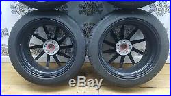 19 5x112 Directional Alloy Wheels Matt Black, Gold, Audi, Vw, Merc, Vossen