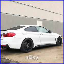 19 AVANT GARDE M410 MATTE BLACK CONCAVE WHEELS RIMS FITS BMW F32 428i 435i