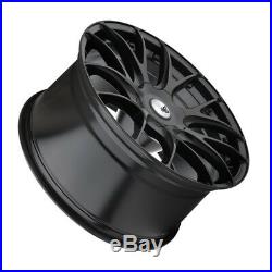 19 AVANT GARDE M410 MATTE BLACK CONCAVE WHEELS RIMS FITS BMW F32 428i 435i