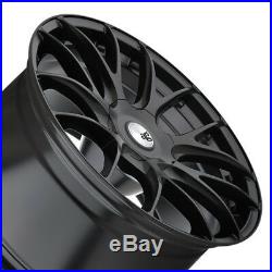 19 AVANT GARDE M410 MATTE BLACK CONCAVE WHEELS RIMS FITS BMW F32 428i 435i