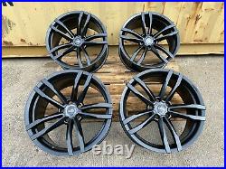 19 Aluwerks Gts Alloy Wheels Black Fits Bmw 1series 2 Series 3 Series 4 Series