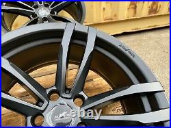 19 Aluwerks Gts Alloy Wheels Black Fits Bmw 1series 2 Series 3 Series 4 Series