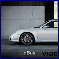 19 Avant Garde Ruger Mesh Forged Black Wheels Rims Fits Porsche 997 911 Turbo