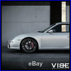 19 Avant Garde Ruger Mesh Forged Black Wheels Rims Fits Porsche 997 911 Turbo
