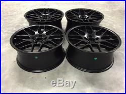 19 CSL DEEP CONCAVE Style Alloy Wheels Satin Matt Black BMW CONCAVE E46 M3 Z4M