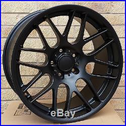 19 CSL Style Concaved Matt Black Alloy Wheels Bmw 3 Series E90 E91 E92 E93 F30
