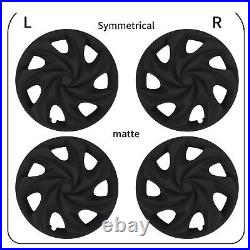 19 Inch Hubcap Fit 2020-2023 Model Y Wheel Covers 4pcs Matte Black