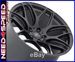 19 MRR GF9 Matte Black 19x8.5 Concave Wheels For Audi B8 A4 S4