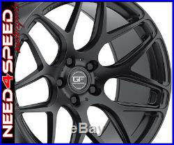 19 MRR GF9 Matte Black 19x8.5 Concave Wheels For Audi B8 A4 S4