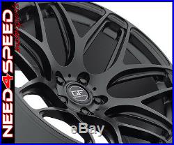 19 MRR GF9 Matte Black 19x8.5 Concave Wheels For Audi B8 A4 S4