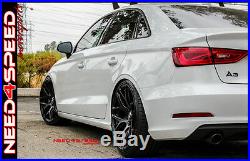 19 MRR GF9 Matte Black 19x8.5 Concave Wheels For Audi B8 A4 S4