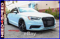 19 MRR GF9 Matte Black 19x8.5 Concave Wheels For Audi B8 A4 S4