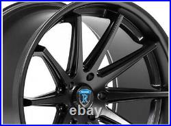 19 Rohana Rc10 Matte Black Concave Wheels For Mercedes W204 W205 C250 C300 C350