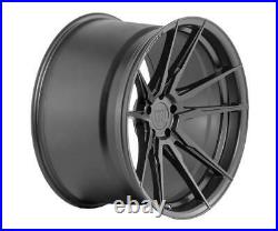 19 Rohana Rfx2 Matte Black Concave Wheels Rims For Porsche 996 911 C4s Turbo