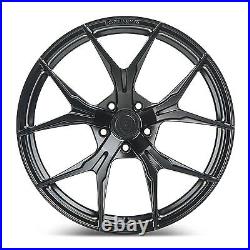 19 Rohana Rfx5 Matte Black Concave Wheels For Porsche 997 911 C2s C4 Targa Gts