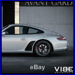 19 Ruger Mesh Forged Black Concave Wheels Rims Fits Porsche 997 911 Carrera S