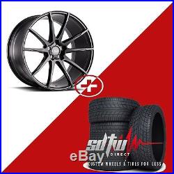19 Savini Black di Forza Staggered Concave Rims BM12 Wheels Matte Black w Tires