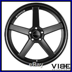 19 Stance Sc5 Matte Black 19x9.5 Concave Wheels Rims Fits Audi B8 A4 S4