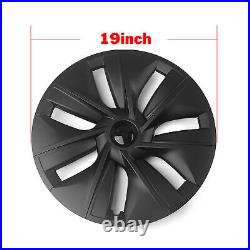 19 Wheel Cover Hubcap Hub Cap For Tesla Model Y 2020 2021-2023 2022 Matte Black