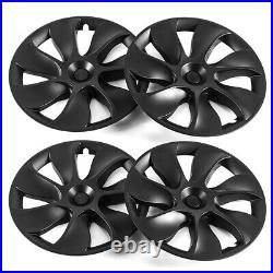 19 Wheel Cover Hubcaps Rim Cover For Tesla Model Y 2020 2022 2023 Matte Black