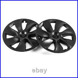 19 Wheel Cover Hubcaps Rim Cover For Tesla Model Y 2020 2022 2023 Matte Black