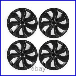 19 Wheel Cover Hubcaps Rim Cover Matte Black Set For Tesla Model Y 2020-2023 UK