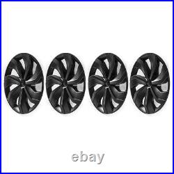 19 Wheel Cover Hubcaps Rim Cover Matte Black Set For Tesla Model Y 2020-2023 UK