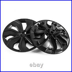 19 Wheel Cover Hubcaps Rim Cover Matte Black Set For Tesla Model Y 2020-2023 UK