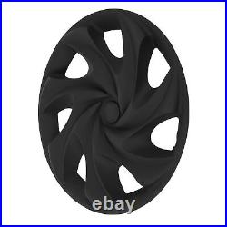 19 Wheel Hub Cap Rim Cover Sporty Matte Black Easy Install For Y 2020-2023 Model