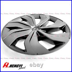 19 inch Hubcap Hub Cap Wheel Rim Cover Fit Tesla Model Y 2020-2023 Matte Black