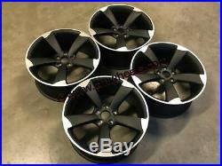 19 x4 New TTRS Rotor DEEP CONCAVE Style Wheels Matt Black Audi A4 A6 A8 5x112