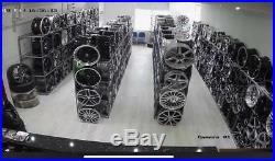 19new matt black alloy wheels audi/passat/skoda/sharan/seat/a4/a6/a5 with tyres