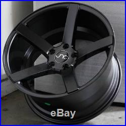19x9.5/19x10.5 JNC 026 JNC026 5x120 40/25 Matte Black Wheel Rims set(4)