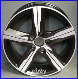 1 Genuine Volvo V40 Xc60 17 Alloy Wheel Rim Matte Black Diamond Cut 31423871