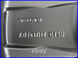 1 Genuine Volvo V40 Xc60 17 Alloy Wheel Rim Matte Black Diamond Cut 31423871