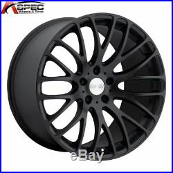 1 Mrr Hr6 20x9 5x120 +18 Matt Black Rim Wheel Bmw 5 6