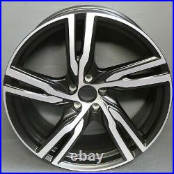 1 Volvo S90 V90 20 R-design Alloy Wheel Rim Matte Black & Diamond Cut Genuine